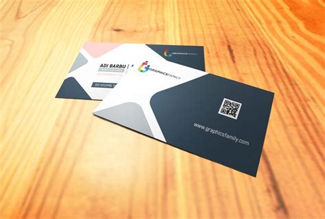 Free Minimal Modern Business Card Design – GraphicsFamily