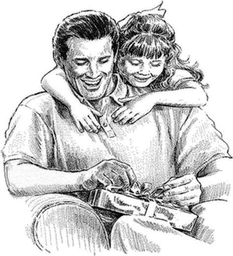 father day clipart black and white - Clip Art Library
