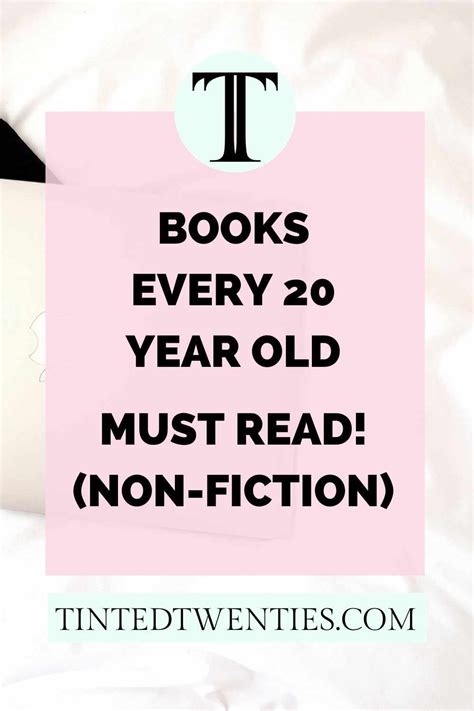 11 Non-fiction Books For 20 Somethings (Must Read) - Tinted Twenties