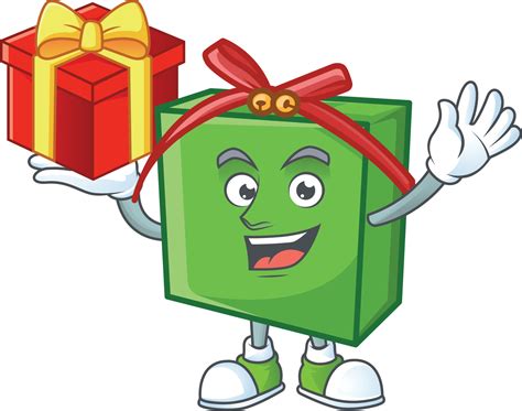 Green Gift Box Vector 18937803 Vector Art at Vecteezy