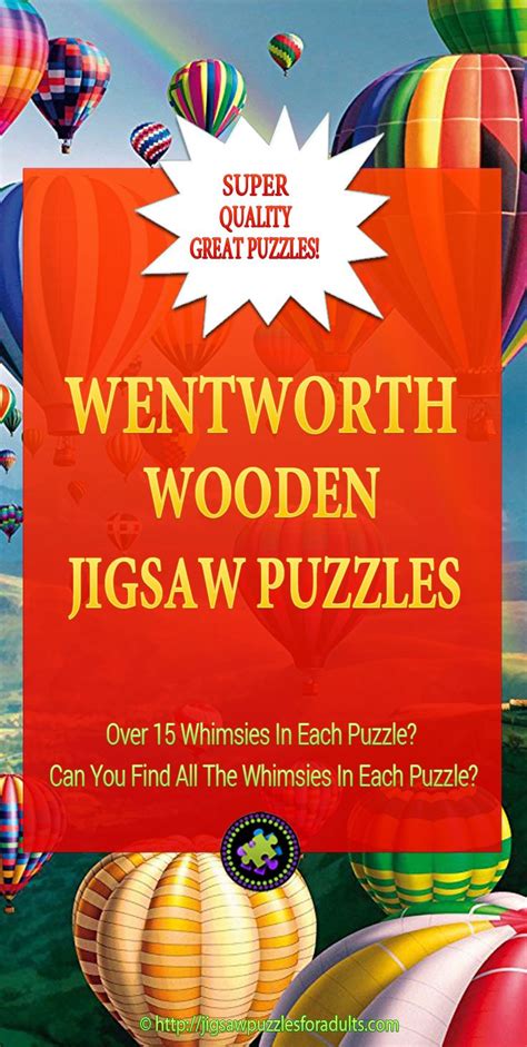 Wentworth Wooden Puzzles An Ideal Gift with Exceptional Quality