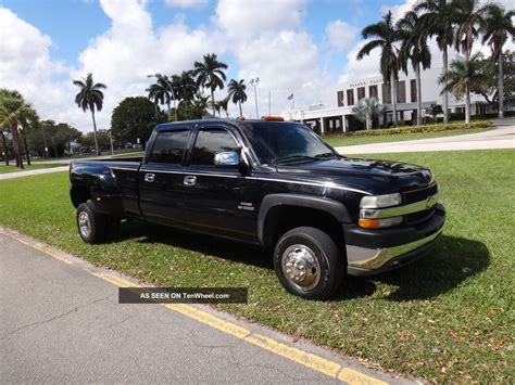 2001 Chevrolet Silverado Ls 3500 6. 6 Turbo Diesel Crew Cab Dually