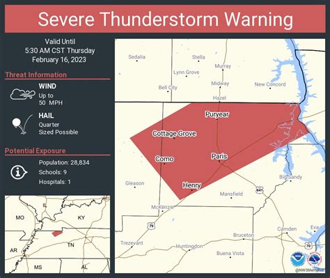 NWS Severe Tstorm on Twitter: "Severe Thunderstorm Warning including ...