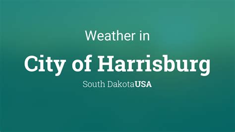 Weather for City of Harrisburg, South Dakota, USA