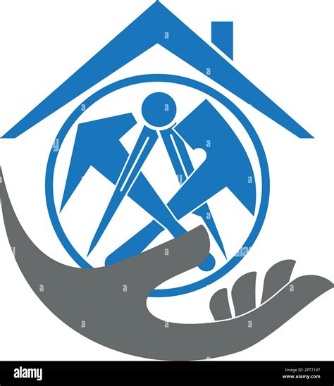 Roofing tools, tools, roofer, handyman, logo Stock Vector Image & Art ...