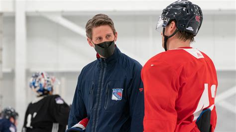 NY Rangers practice observations: Coach Kris Knoblauch settles in