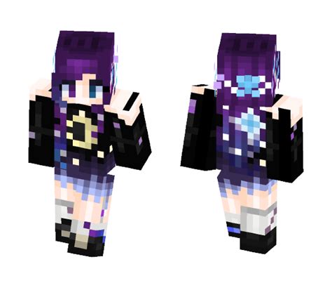 Download ". Galaxy Girl v2.0 ☾。. Minecraft Skin for Free. SuperMinecraftSkins