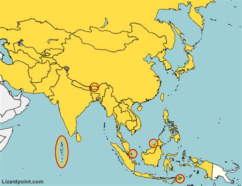 Middle Asia Map Quiz - Gisele Ermentrude