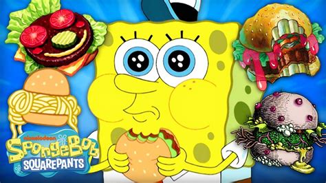 Every Krabby Patty UPGRADE 🍔 | SpongeBob - YouTube