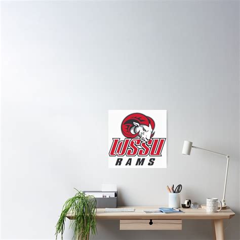 "WSSU Rams Red T-Shirt" Poster for Sale by elmersignature | Redbubble