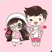 Download Couple Wallpaper Cartoon android on PC