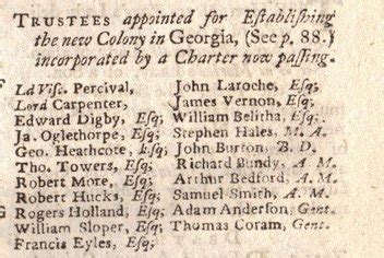 Charter of 1732 - Colonization of Georgia