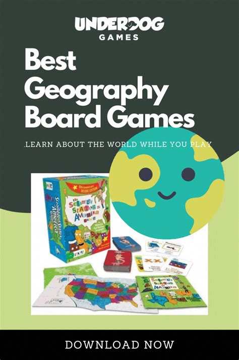 Best Geography Board Games For Learning About the World in 2022 | Board games for kids ...