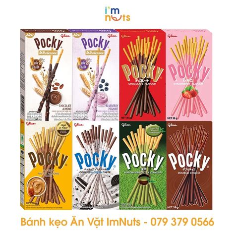 Bánh que Pocky Glico Thái Lan nhiều vị hộp 40g – Bánh kẹo Ăn vặt ImNuts