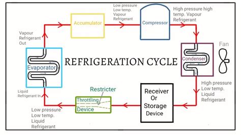 refrigeration cycle Diagram | Quizlet