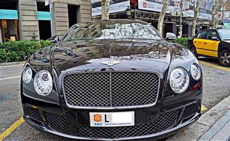 Bentley Continental GTS Speed: black color * All PYRENEES · France ...