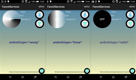 Android Radial Gradient does not work properly - Stack Overflow