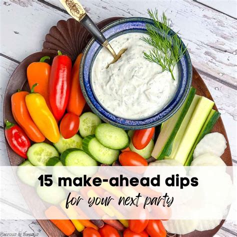 15 Easy Healthy Dip Recipes - Flavour and Savour