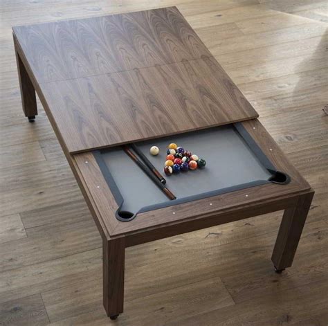 This Company Makes Elegant Dining Tables That Convert Into Pool Tables