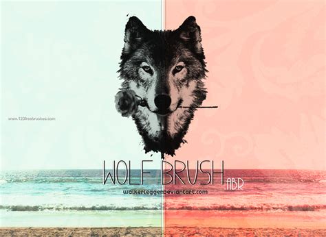 Wolf | Brushes Photoshop Cs4 | 123Freebrushes