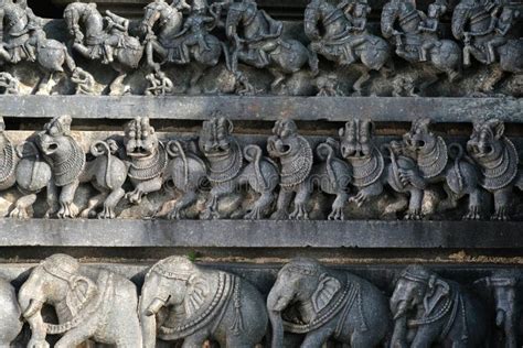 Belur, Karnataka, India - Dec 19 2021, Belur and Halebidu Temple ...