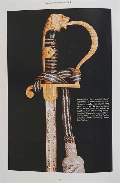 German Swords of World War II – A Photographic Reference: Vol.1: Army