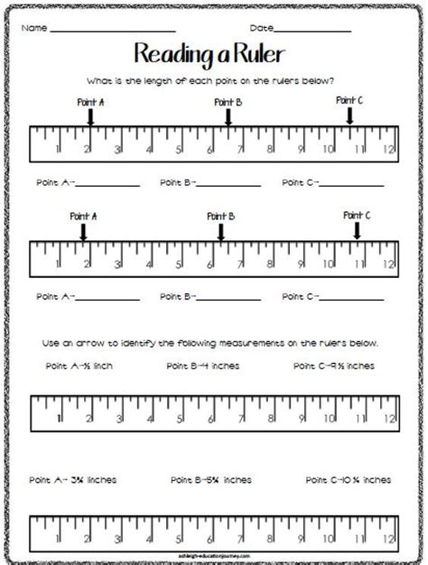 Free Printable How To Read A Ruler