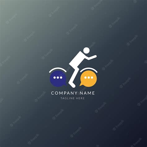 Premium Vector | Free vector communication logo template