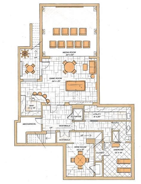 Texas mansion basement | Mansion floor plan, Dream home design, Floor plan design