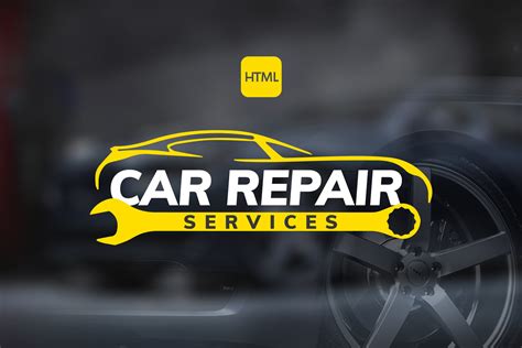 Car Repair Service - HTML Template | Creative HTML/CSS Themes ~ Creative Market