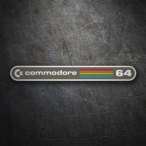 Adesivo Commodore 64 Logo | StickersMurali.com