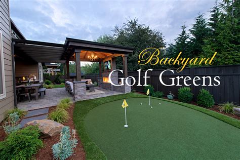 Backyard Golf Greens - Paradise Restored Landscaping