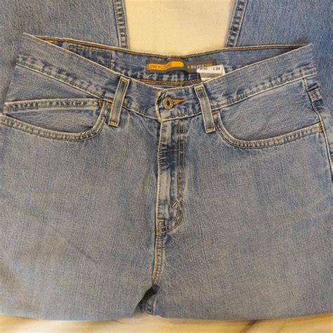 90s Levi's Brand SilverTab Jeans 30x34 men's light... - Depop