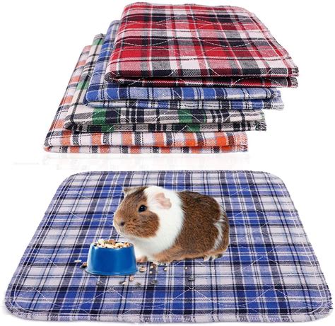 Blaoicni 4 Pack Guinea Pig Bedding Guinea Pig Cage Liners Fast Absorbent Waterproof Anti Slip ...