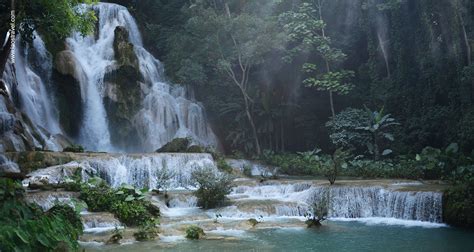 Popular Waterfalls in Luang Prabang Laos | Laos Travel