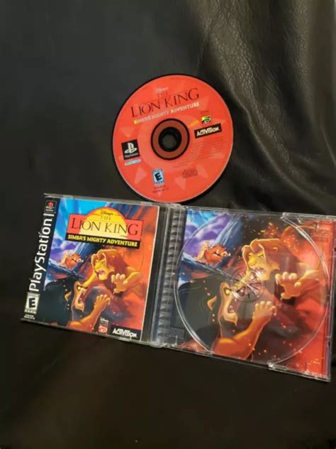 THE LION KING PS1 Simba Mighty Adventure Complete Black Label PlayStation 1 read £23.66 ...