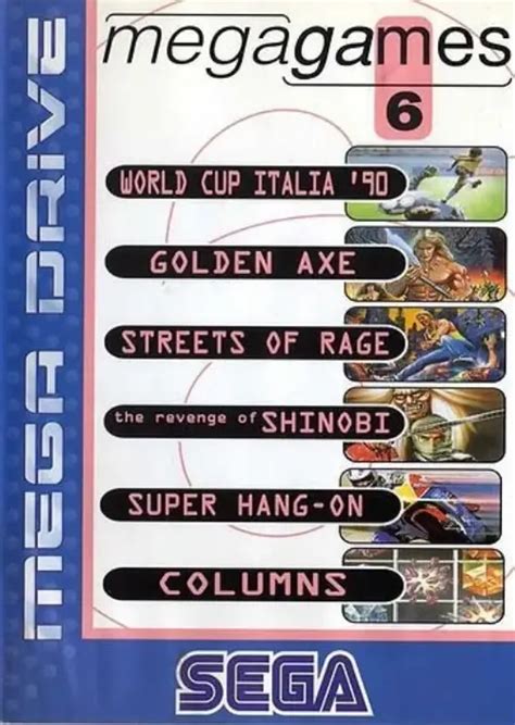 Sega Mega Games 1 to 6 for the Sega Mega Drive - Next Stop Nostalgia ...