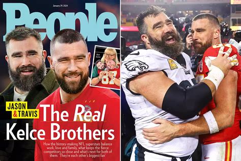 Jason and Travis Kelce Mania! From Football to Family, Inside the ...