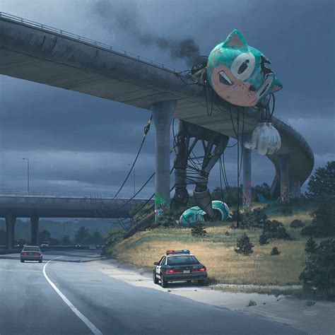 Paintings by Simon Stålenhag + Subtraction.com