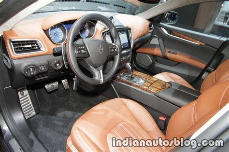 2018 Maserati Ghibli GranLusso interior showcased at IAA 2017