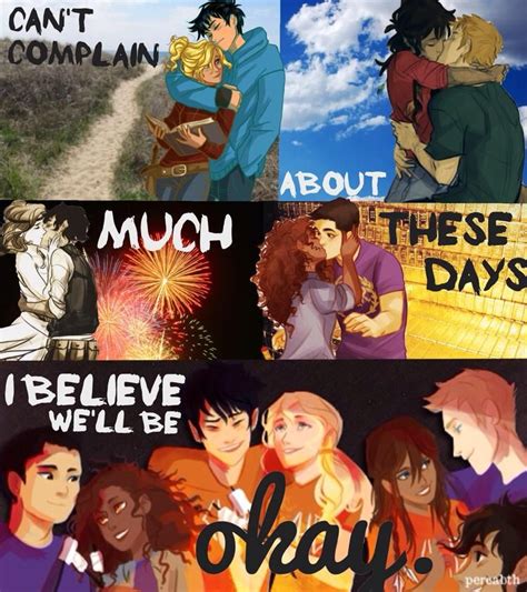 The seven demigods: be okay (by oh honey) - Cameron Fairbanks | Percy jackson memes, Percy ...