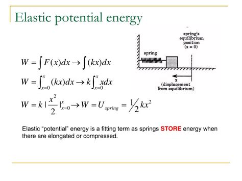 PPT - Elastic Potential Energy & Springs PowerPoint Presentation - ID:3093452