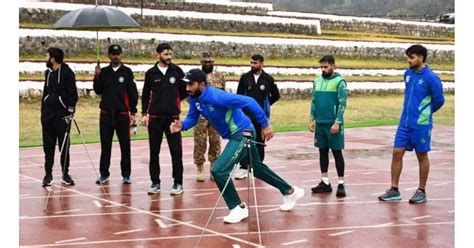 Pakistan Team undergoes rigorous training camp at Kakul