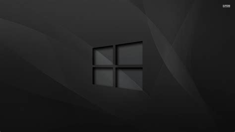 Black Windows 10 Wallpaper – Supportive Guru