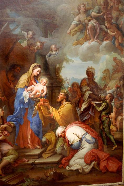 Adoration of the Kings by Giuseppe Chiari | Produção de arte, Pinturas cristãs, Native