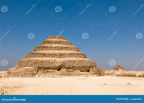 Step Pyramid in Saqqara, Egypt Stock Photo - Image of djoser, limestone ...