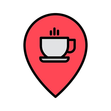 Cafe Location Icon 2458778 Vector Art at Vecteezy