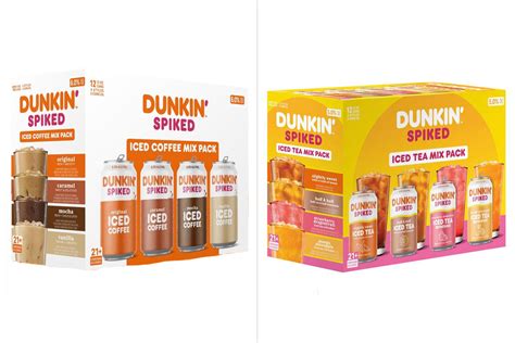 Dunkin' Launches Spiked Iced Coffee and Iced Tea Drinks