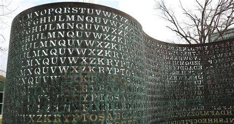 This CIA sculpture has a coded message, and no one has been able to solve it - IMPROVE-NEWS ...