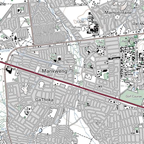 2329DC MANKWENG map by Chief Directorate: National Geo-spatial ...